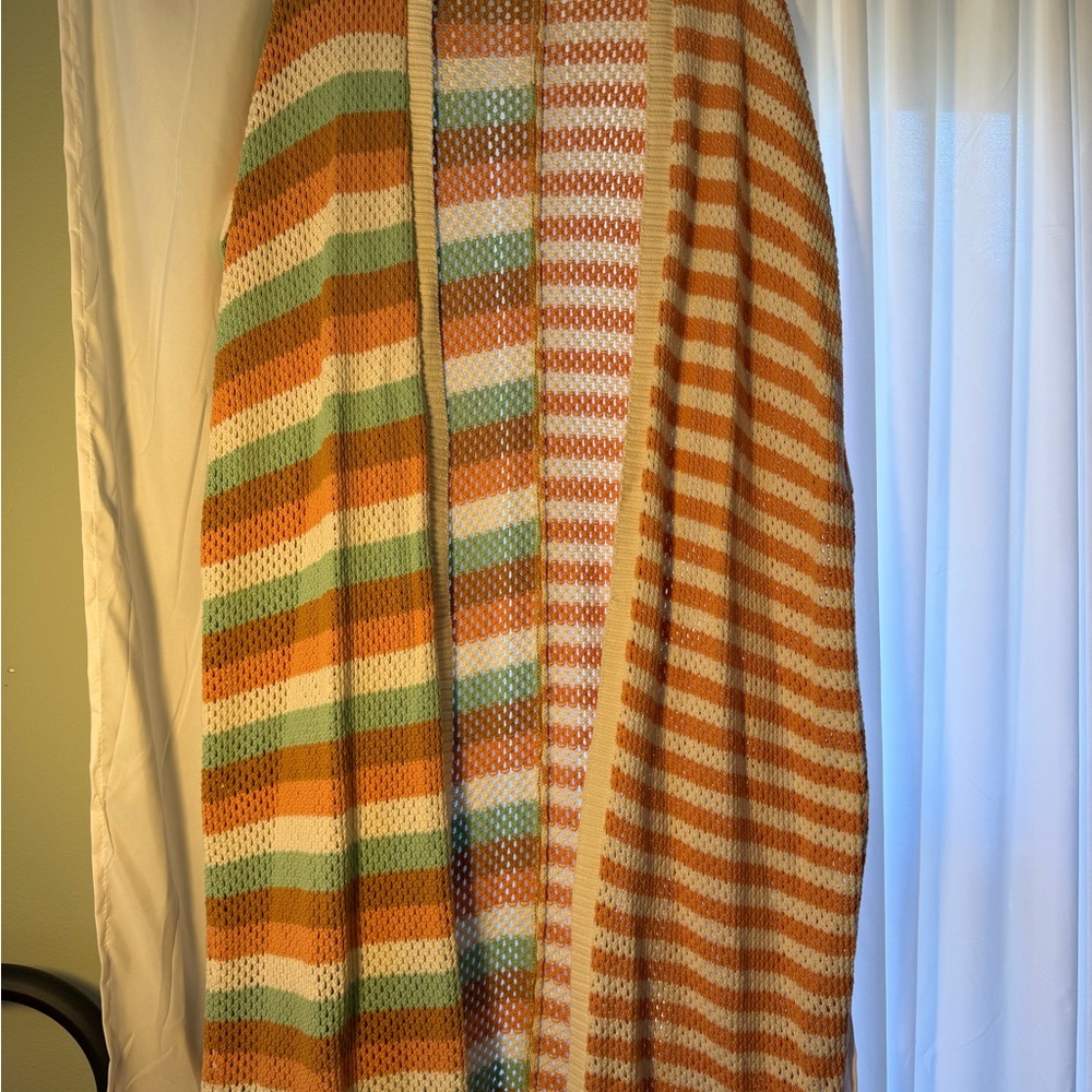 Torrid Multicolor Striped Cardigan
